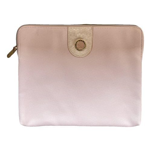 Pre-owned Bvlgari Cloth Purse In Pink