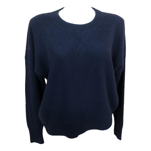 Pre-owned Madewell Cashmere Jumper In Blue