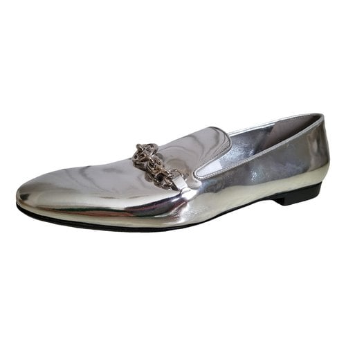 Pre-owned Louis Vuitton Patent Leather Flats In Metallic