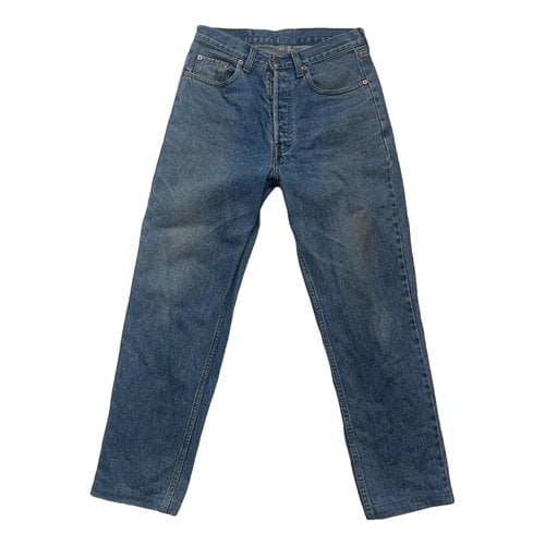 Pre-owned Levi's Straight Jeans In Blue