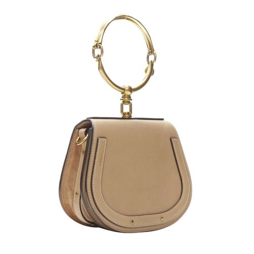 Pre-owned Chloé Leather Bag In Beige