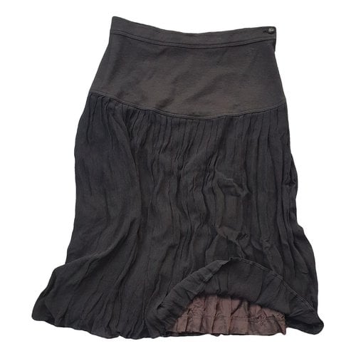 Pre-owned Fendi Mid-length Skirt In Black