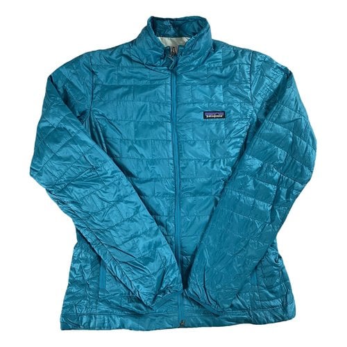 Pre-owned Patagonia Jacket In Turquoise