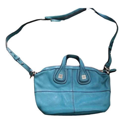 Pre-owned Givenchy Leather Crossbody Bag In Blue