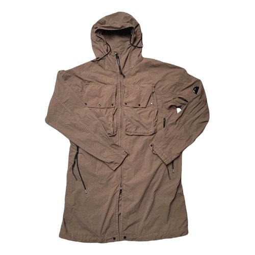 Pre-owned C.p. Company Parka In Brown