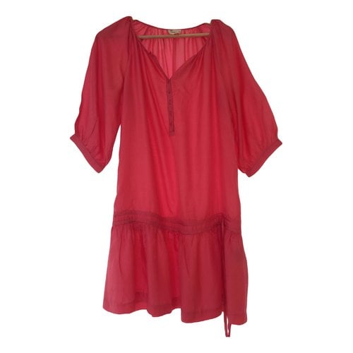 Pre-owned Stella Forest Silk Mini Dress In Pink