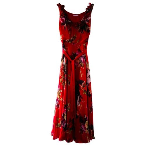 Pre-owned Basler Maxi Dress In Multicolour