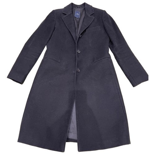 Pre-owned Fay Coat In Black