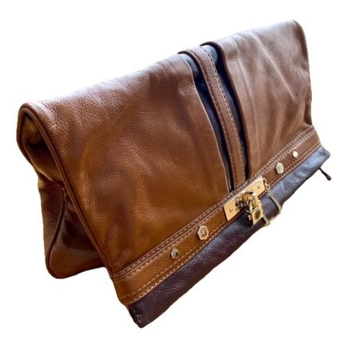 Pre-owned Marc By Marc Jacobs Leather Clutch Bag In Brown