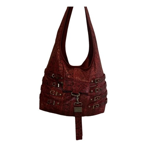 Pre-owned Jimmy Choo Alfie Leather Tote In Red
