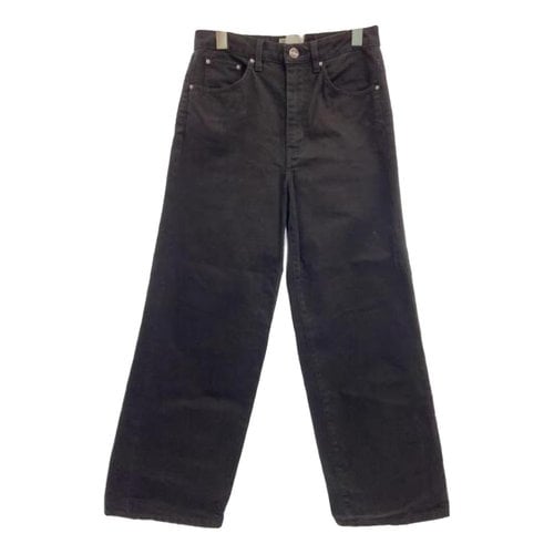 Pre-owned Totême Jeans In Black