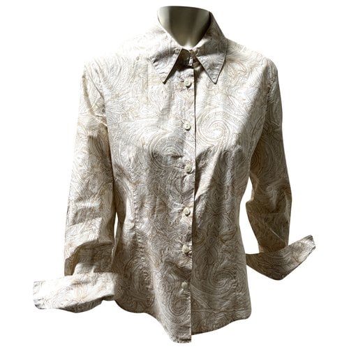 Pre-owned Aigner Blouse In Beige