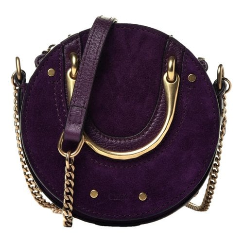 Pre-owned Chloé Pixie Pony-style Calfskin Mini Bag In Purple