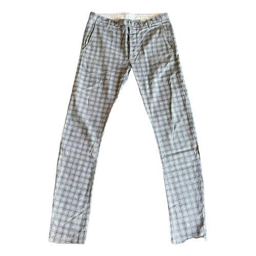 Pre-owned Cruna Trousers In Grey