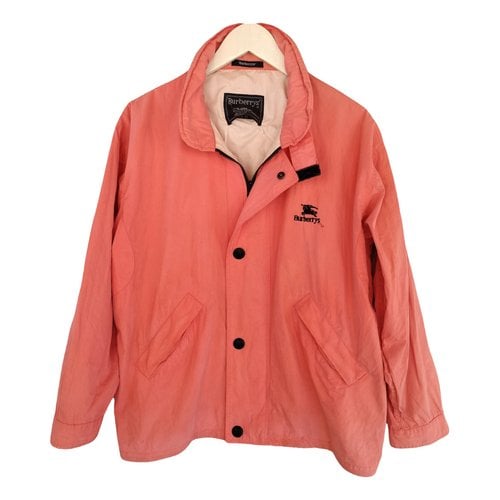 Pre-owned Burberry Coat In Pink