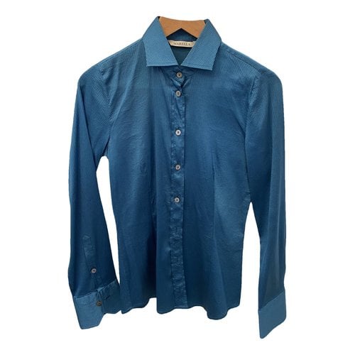 Pre-owned Marella Blouse In Turquoise