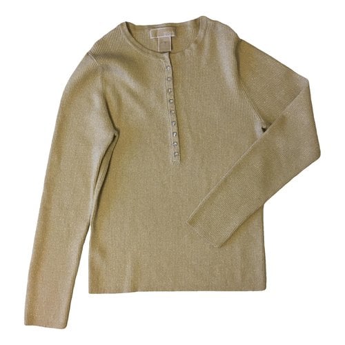 Pre-owned Michael Kors Jumper In Gold