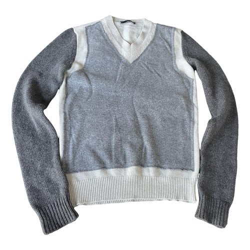 Pre-owned Dsquared2 Wool Knitwear & Sweatshirt In Grey