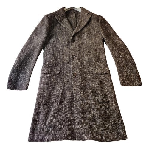 Pre-owned Etro Cashmere Coat In Brown