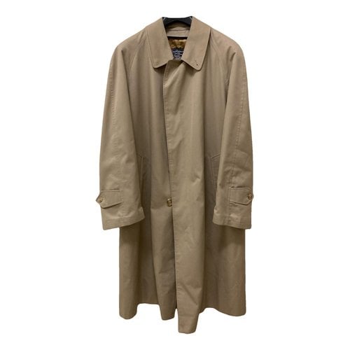 Pre-owned Burberry Trenchcoat In Camel