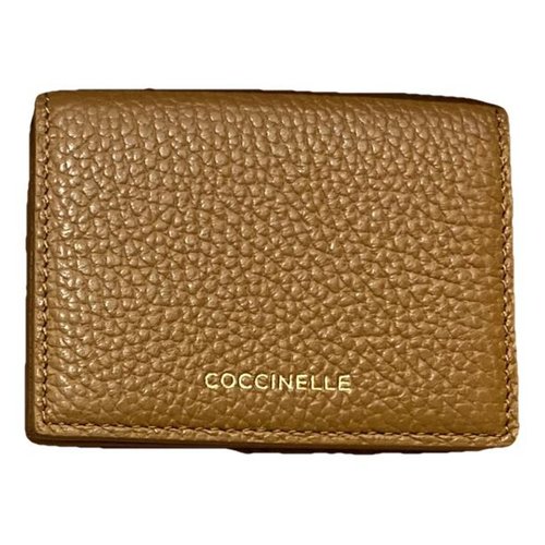 Pre-owned Coccinelle Leather Wallet In Camel