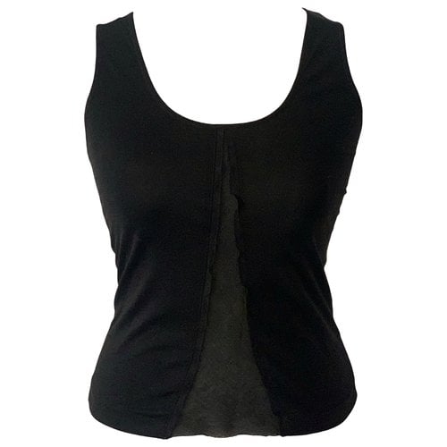 Pre-owned Jil Sander Silk Vest In Black