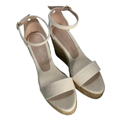 Pre-owned Stuart Weitzman Cloth Espadrilles In Other