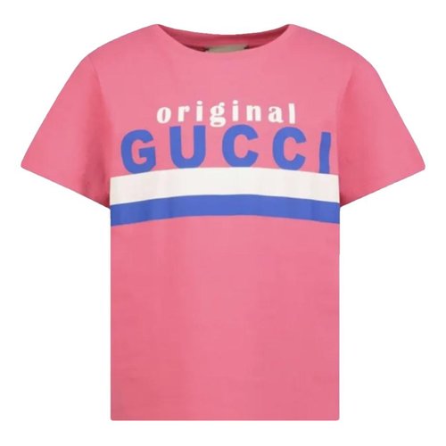 Pre-owned Gucci Kids' T-shirt In Pink