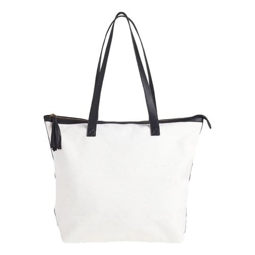 Pre-owned Walter Baker Vegan Leather Tote In White