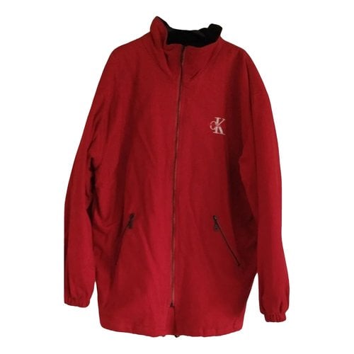 Pre-owned Calvin Klein Parka In Red