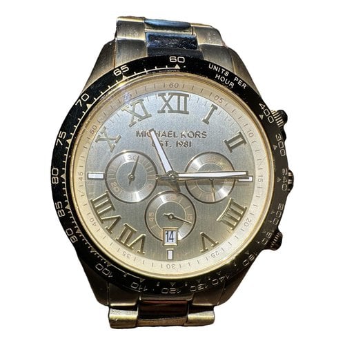 Pre-owned Michael Kors Watch In Gold