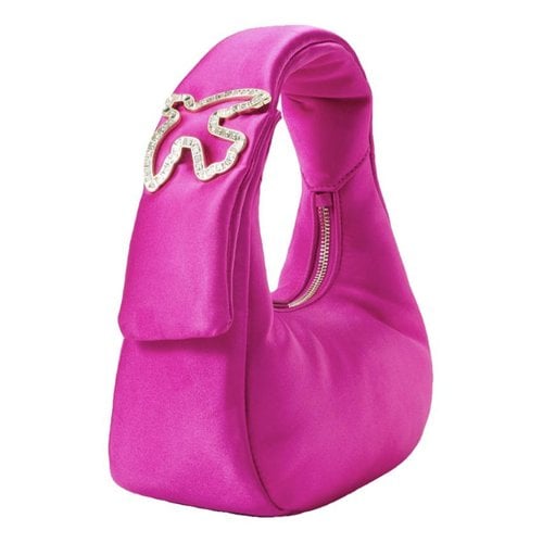 Pre-owned Pinko Silk Handbag In Purple
