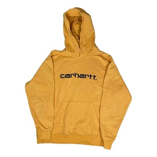 Pre-owned Carhartt Sweatshirt In Yellow