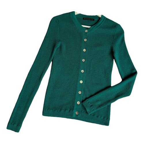 Pre-owned Balenciaga Wool Cardigan In Green