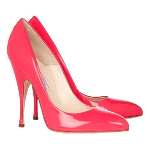 Pre-owned Brian Atwood Patent Leather Heels In Pink
