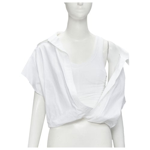 Pre-owned Alexander Wang Blouse In White