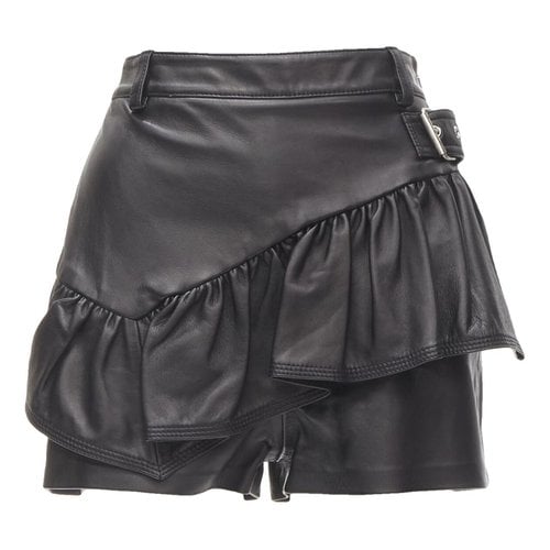 Pre-owned 3.1 Phillip Lim / フィリップ リム Leather Shorts In Black