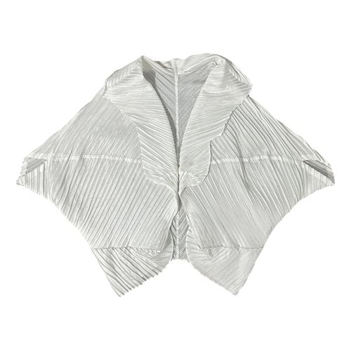 Pre-owned Issey Miyake Top In White