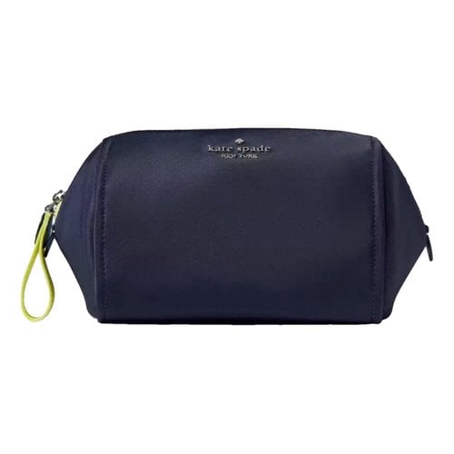 Pre-owned Kate Spade Cloth Purse In Blue