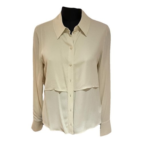 Pre-owned Patrizia Pepe Blouse In Beige