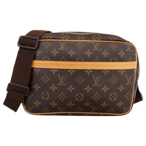 Pre-owned Louis Vuitton Reporter Leather Crossbody Bag In Brown