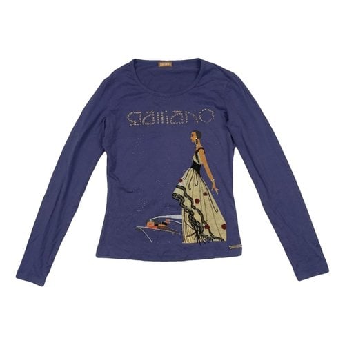 Pre-owned Galliano Sweatshirt In Purple