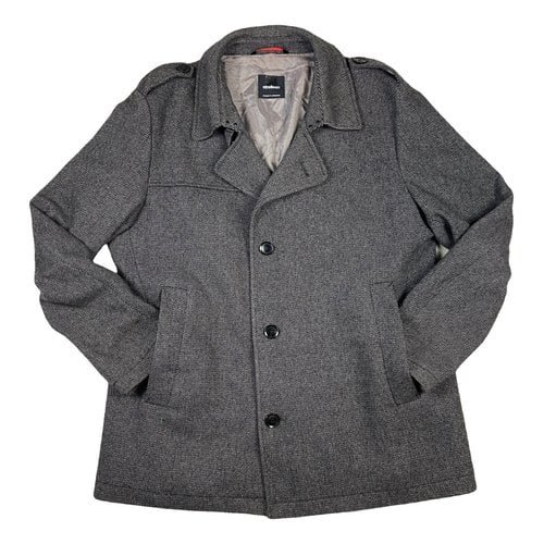 Pre-owned Strellson Wool Jacket In Grey