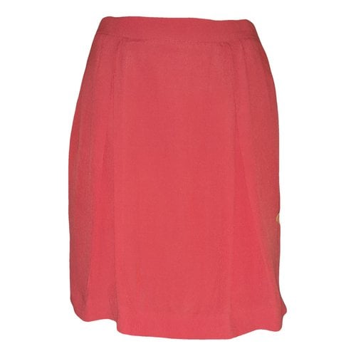 Pre-owned Gerard Darel Mid-length Skirt In Orange