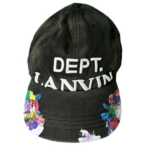 Pre-owned Lanvin Hat In Black