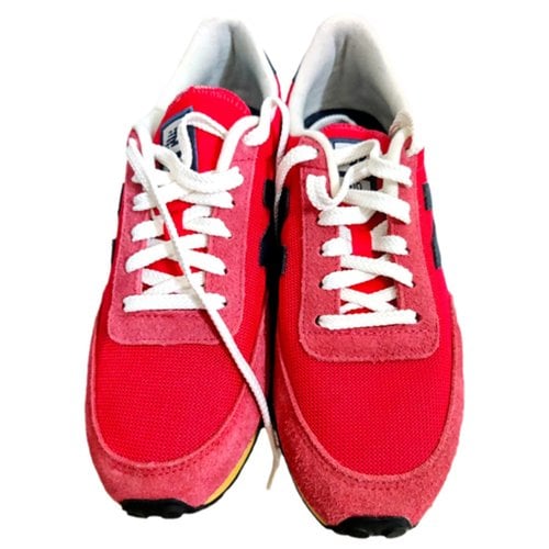 Pre-owned New Balance 420 Cloth Low Trainers In Red