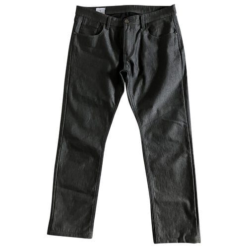Pre-owned Trussardi Trousers In Anthracite