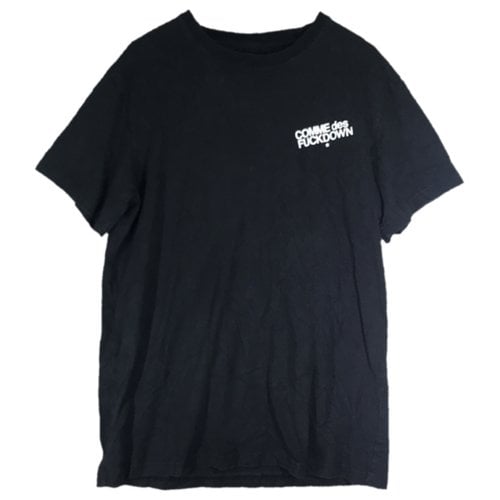 Pre-owned Comme Des Fuckdown T-shirt In Black