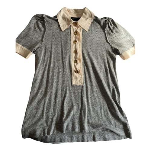 Pre-owned Marc By Marc Jacobs Blouse In Grey
