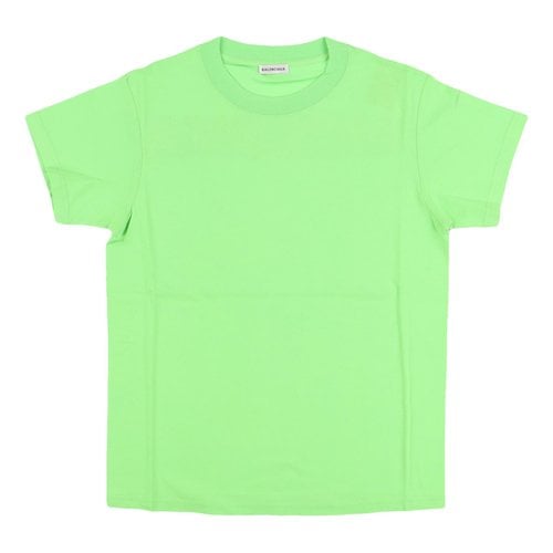 Pre-owned Balenciaga T-shirt In Green